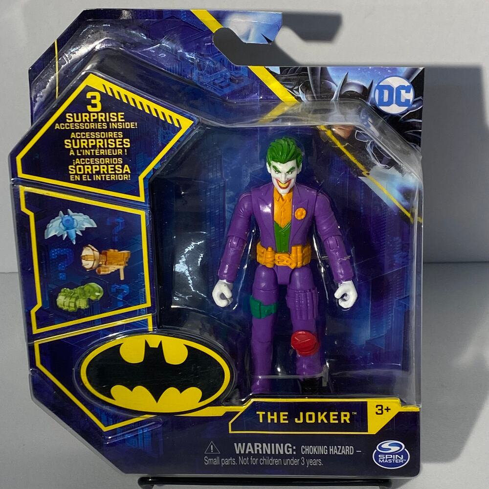 *NIB* DC Comics Spin Master THE JOKER 4"
